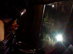 jerking off alone in the car