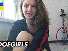 Slim Ukrainian Chick Sienna Kim Fingers Juicy Tight Pussy To Crazy Orgasms At Home During Lockdown - Doegirls
