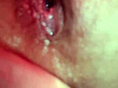 german amateur fingers her asshole during masturbation