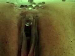 Whore squirts and pushes small 18+ eggs in bdsm oviposition