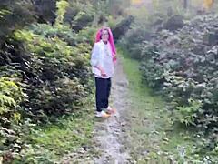 Come here, cute teen, let's do rough outdoor sex with spanking, squirting, and cum in my mouth