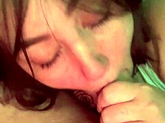 is dtwiggy sucking cock like a slut in this emo milf blowjob update?