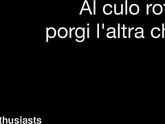 Generous Italian BBW Milf Offers Her Ass For Group Double Penetration And Cum