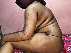 newly married bhabi gets fucked doggystyle by servant at wedding. friend watches big tits bounce as she bends over.