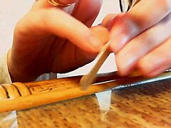 I relax with my long black nails and sexy hands in this ASMR video