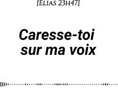 I guide you to caress yerself with my voice givin erotic fingering instructions for fantasy