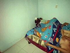 Shy 18 year old girl with big tits feels her stepfather touch her wet pussy. Then her stepsister joins for taboo threesome with swollen lips.