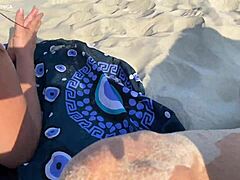 intense beach blowjob with hired prostitute