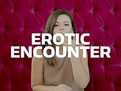 Skinny blonde chats with step-uncle before tasting cock 😜