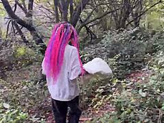 Come here, cute teen, let's do rough outdoor sex with spanking, squirting, and cum in my mouth