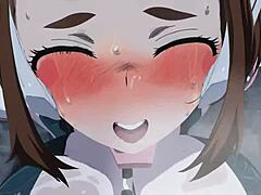 Uraraka shows off big tits and ass