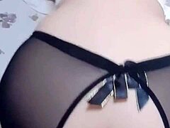 asian guy fingers and rides barefoot in romantic gay anal sex, one on one