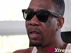 The candy cock cumback for hot blonde nichole saphir with deepthroat and interracial sex.