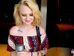 Petite blonde cutie bonnie wolf masturbates