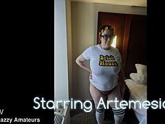 Ms. Brick House swallows black cock cum