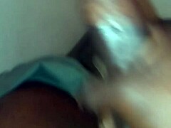 i stroke my big black cock until it cums hard all over