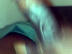 i stroke my big black cock until it cums hard all over