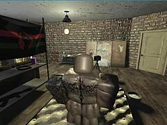 This white slut eagerly takes a huge black cock in her mouth.