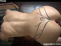 huge dildo toy for anal fisting masturbation, assfucking with shoes on.