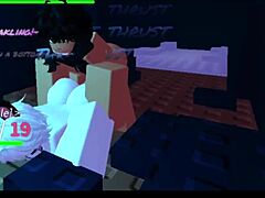 That Roblox slut with big tits kept wanting more sex 😈