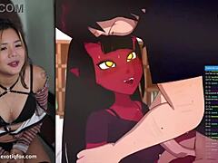 meru the succubus live reaction solo masturbation