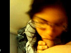 Cute latina teen blows big dick