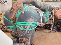 Dreadlocks hippie pornstar's sloppy blowjob leads to rough anal creampie