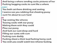 Sexting And Cuckolding Old Husband On Snap Chat