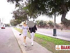 Casual story of horny girlfriend caught squirting outdoors in public reality big ass action by Badabun youtuber. She ends relationship and gets wild.