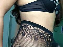 Big tits shemale izabela surfistinha masturbates monster big cock in lingerie ass play!