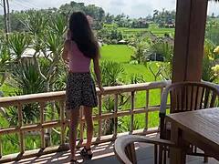 Cute Girl Eating Burger With Cum On Her Face In Public Cafe