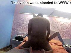 This latina is squirting from a big cock blowjob