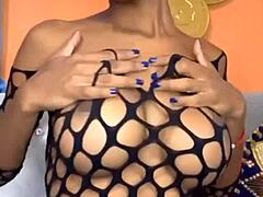 Young Colombian Latina Babe's Creamy Pussy And Sweet Tits In Action