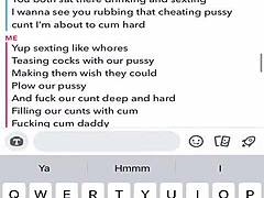 Sexting And Cuckolding Old Husband On Snap Chat
