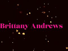 horny blonde brittany andrews stuffs dildo into twat 💦