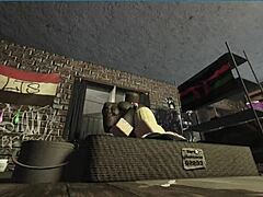 This white slut eagerly takes a huge black cock in her mouth.