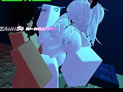 That Roblox slut with big tits kept wanting more sex 😈