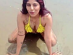 Sex On Beach With Perverted Old Man