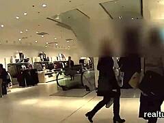 Hey, that czech sweetie seduces in hypermarket pov blowjob.