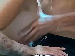 Intense Fucking With Well-Endowed Friend In Motel, First Time In Lingerie!