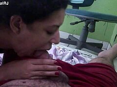 i get a blowjob from my friend's submissive wife while her husband works