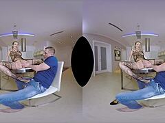 Nikky Dream Delivers Intense Footjob And Anal Assfucking In Hardcore Fishnets Vr Reality Scene