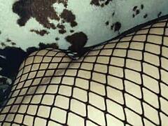 Milf gets her ass fucked upside down