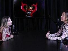 angelica morango discusses women's submission and social media censorship in a group setting