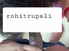 Rohitrupali sucking black cock while husband watches