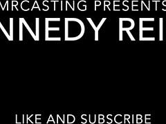 kennedy reigns tries interracial casting with doggystyle and cum on petite tits