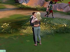 Military Guy Blows Job in Public Park 😏