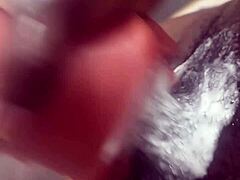 Huge Thick Black Dick Guy Creams Throat