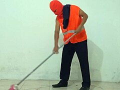 Hot nurse sucks and fucks cleaning staff at hospital