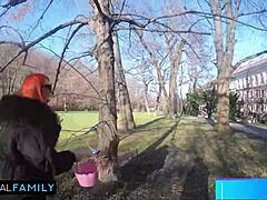 Mia Trejsi takes double vaginal with Katy Rose